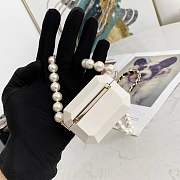 CHANEL air pods pro case Necklace AB6425 Plastic Rhinestones artificial pearl - 4