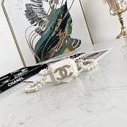 CHANEL air pods pro case Necklace AB6425 Plastic Rhinestones artificial pearl - 2