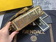 FENDI BROOCH MINI BAGUETTE REFURBISHED GOLD - 5
