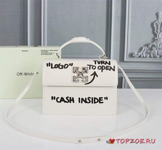 Off-Wihte Leather White shoulder bag - 1
