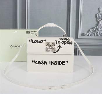 Off-Wihte Leather White shoulder bag