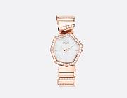 DIOR DIAMONDS AND WHITE MOTHER-OF-PEARL GEM WATCH - 2