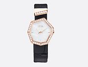 DIOR DIAMONDS AND WHITE MOTHER-OF-PEARL GEM WATCH - 3