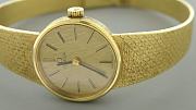 VINTAGE OMEGA 18K YELLOW GOLD LADIES WATCH  - 4