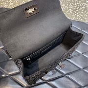 Valentino Roman Stud Small Leather Shoulder Bag Black - 3