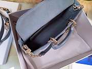 LADY D-JOY Horizon Blue Cannage Lambskin Bag - 5