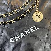 CHANEL 22 HANDBAG Shiny Calfskin Gold-Tone Metal Black - 2
