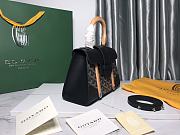 Goyard Saigon Top Handle Bag Coated Canvas Black - 5
