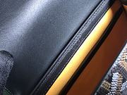 Goyard Saigon Top Handle Bag Coated Canvas Black - 2