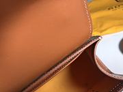 Goyard Saigon Top Handle Bag Coated Canvas with Leather Mini Brown - 6
