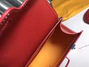 Goyard Saigon Top Handle Bag Coated Canvas Red - 6