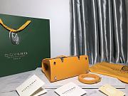 Goyard Saigon Top Handle Bag Coated Canvas Yellow - 3