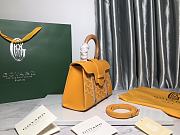 Goyard Saigon Top Handle Bag Coated Canvas Yellow - 5