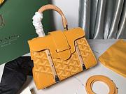 Goyard Saigon Top Handle Bag Coated Canvas Yellow - 4