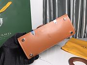 Goyard Saigon Top Handle Bag Coated Canvas Brown - 3