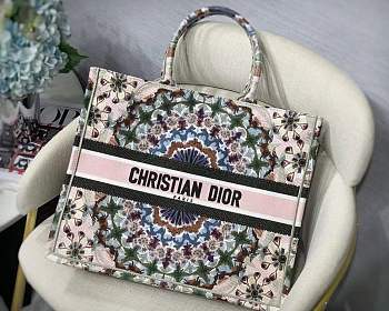Dior Canvas Book Oblique Tote Bag 41.5cm