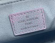 LV ONTHEGO Monogram Empreinte Leather Purple PM M46168 - 5