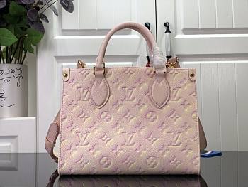 LV ONTHEGO Monogram Empreinte Leather Pink PM M46168