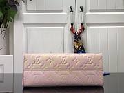LV ONTHEGO Monogram Empreinte Leather Pink PM M46168 - 2