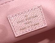 LV ONTHEGO Monogram Empreinte Leather Pink PM M46168 - 5