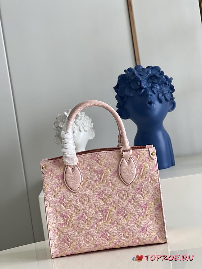 LOUIS VUITTON Onthego Empreinte Summer Stardust PM Pink M46067 - 1