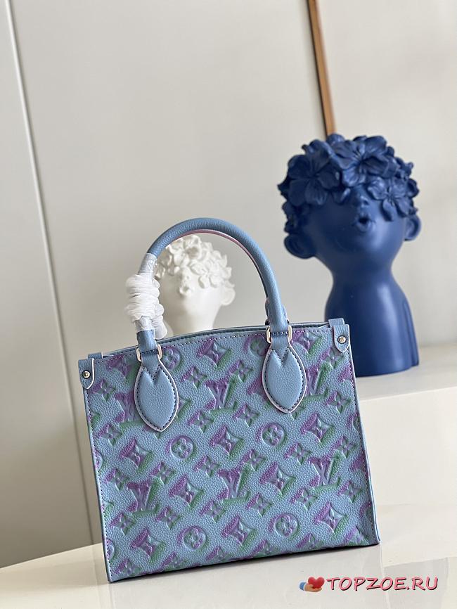 LOUIS VUITTON Onthego Empreinte Summer Stardust PM Blue M46067 - 1
