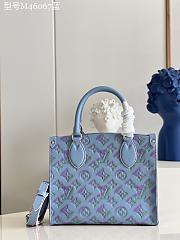LOUIS VUITTON Onthego Empreinte Summer Stardust PM Blue M46067 - 5