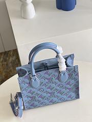 LOUIS VUITTON Onthego Empreinte Summer Stardust PM Blue M46067 - 4