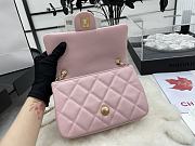 Chanel Flap Bag Pink Heart on chain - 2