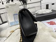 Chanel Flap Bag Black Heart on chain - 6