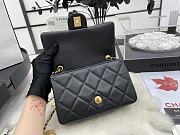 Chanel Flap Bag Black Heart on chain - 3