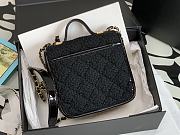 Chanel Small Flap Bag With Top Handle Black - 2
