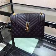 YSL Loulou Black Bag Calfskin 24cm - 1