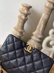Chanel Coco Flap Bag Black 20cm - 6