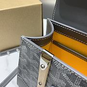  Goyard Saigon Top Handle Bag Coated Canvas Pray - 6