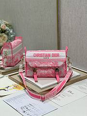 DIOR SMALL DIORCAMP BAG PINK  - 1