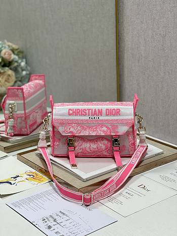 DIOR SMALL DIORCAMP BAG PINK 