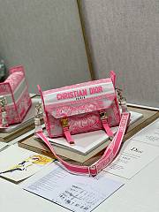 DIOR SMALL DIORCAMP BAG PINK  - 5