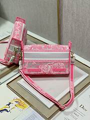 DIOR SMALL DIORCAMP BAG PINK  - 4
