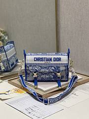 DIOR SMALL DIORCAMP BAG BLUE - 1