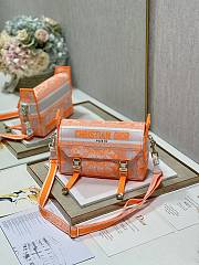 DIOR SMALL DIORCAMP BAG ORANGE - 5