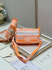 DIOR SMALL DIORCAMP BAG ORANGE - 4