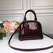 LOUIS VUITTON ALMA BB MONOGRAM VERNIS - 1