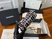 Chanel Flap Embroidered Satin Bag 20cm - 4