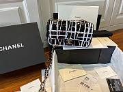 Chanel Flap Embroidered Satin Bag 20cm - 5