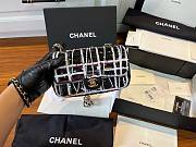 Chanel Flap Embroidered Satin Bag 20cm - 1