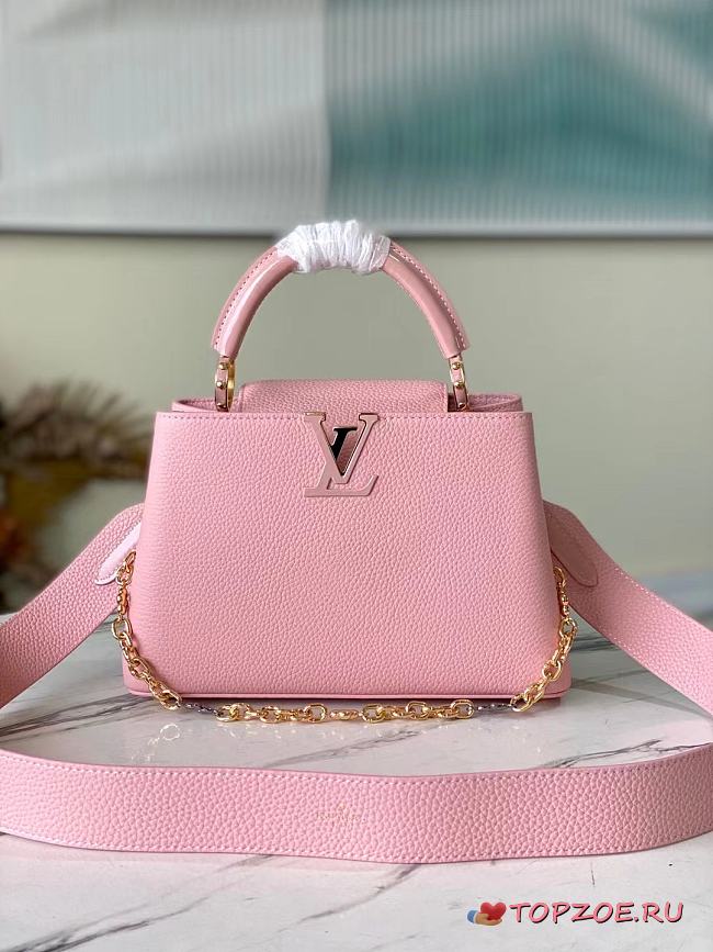 Louis Vuitton Caoucines Taurillon Leather Pink M59065 - 1