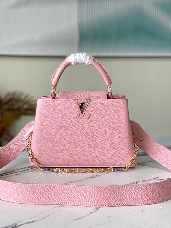 Louis Vuitton Caoucines Taurillon Leather Pink M59065