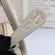 Hermes Lindy Clemence Bag White - 6