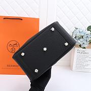 Hermes Lindy Clemence Bag Black - 6